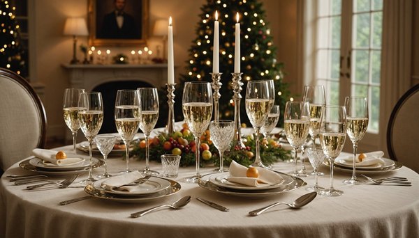 Sublimer une table de fête avec des verres à pied en cristal